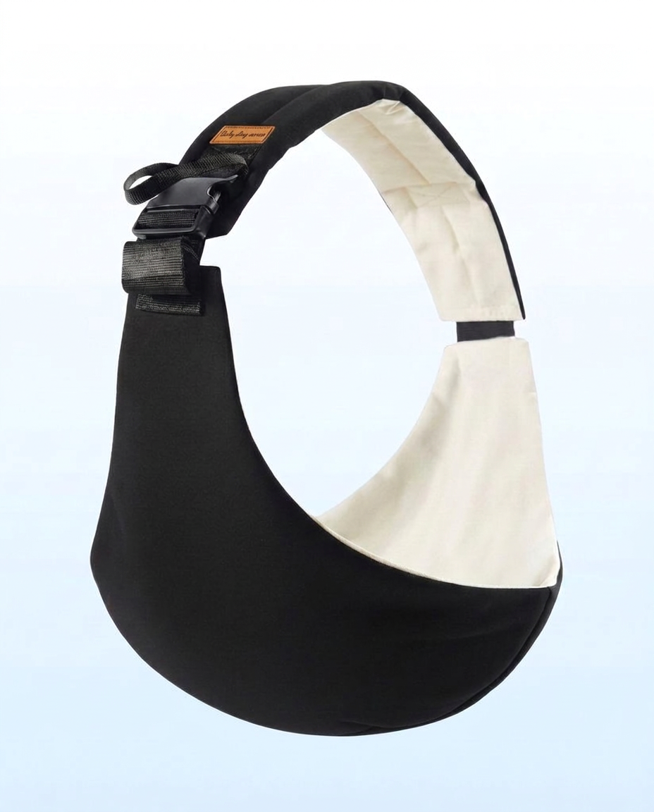 Soveli Carrier in Black — C-curve product view